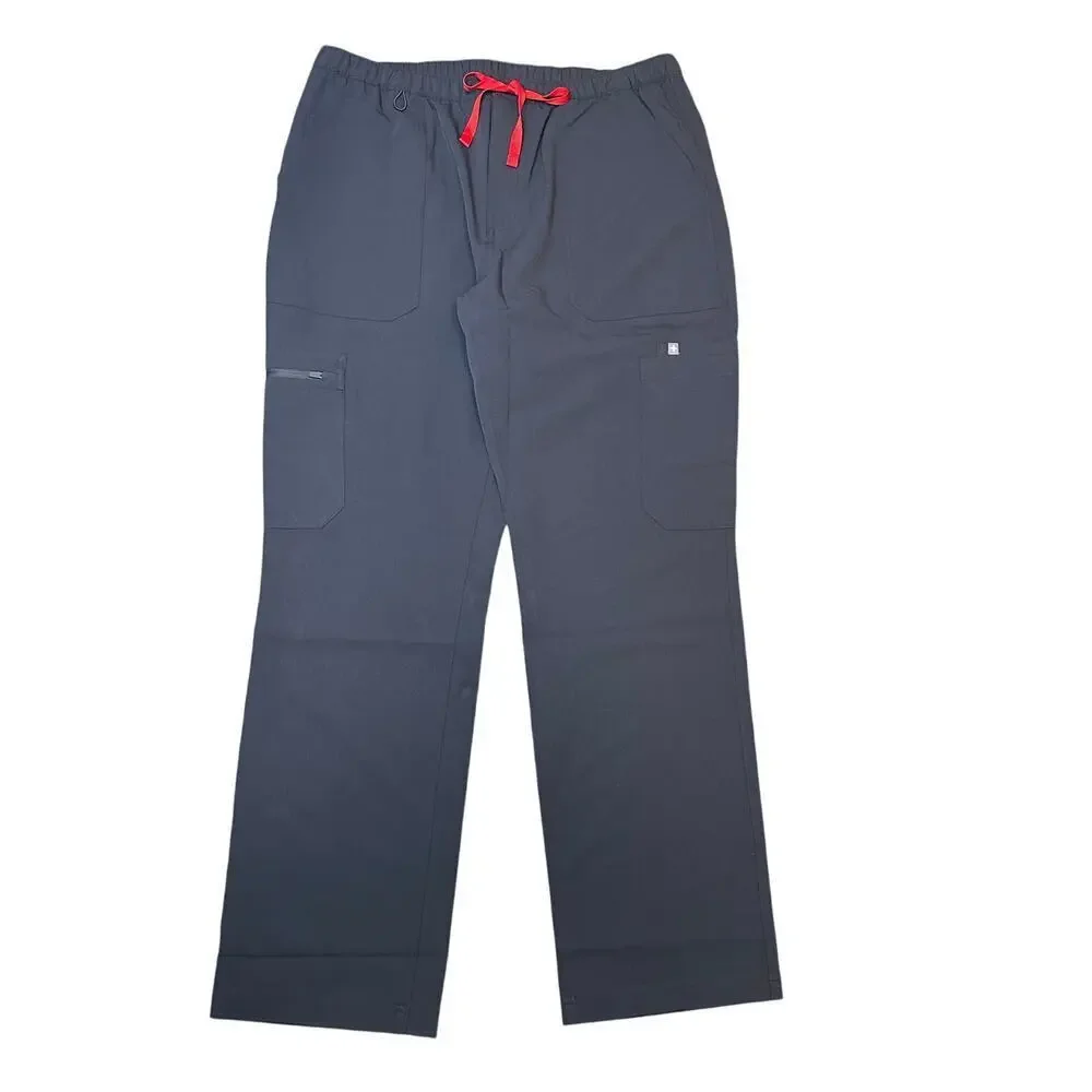 NWT Figs Cairo Cargo Scrub Pants CHARCOAL XL Tall